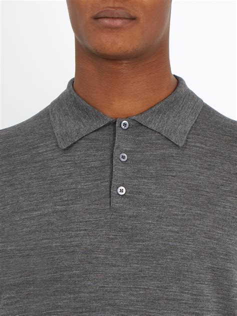 mens prada polo shirt uk|prada long sleeve polo.